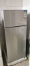 HYUNDAI韩国现代冰箱双开门小型一级能效小冰箱家用宿舍租房冷藏冷冻电冰箱节能省电保鲜低噪 85L银【一级能效、4天约一度电】 实拍图