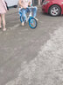 鑫旺彤自行车儿童3-6-10岁单车男女童轻便脚踏车辅助轮5岁女孩车公主车 蓝色【加宽加大坦克轮】 18寸 适合身高115-130cm 实拍图