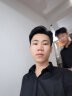 骁牧 休闲衬衫男长袖春秋季新款青少年纯色免烫商务正装衬衣修身帅气 黑色 37(S) 实拍图
