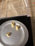 盛世黄金转运珠碎金块金线AU999配件 金线【0.08克】 实拍图