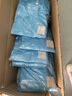 翰洋洁净（HANYANGCLEAN） 斜拉链百级无尘服连体网格防静电服 无尘车间工作服 防尘服 净化服 洁净服 无尘衣 蓝色-不含鞋 3XL 实拍图