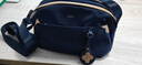莱夫帆布休闲时尚小花单肩包包女包 简约斜挎包 中号青褐蓝-可放五折伞 实拍图