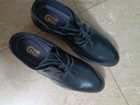GENAI商务正装皮鞋男士增高夏季镂空凉鞋洞洞透气真皮凉鞋中年男鞋子男 黑色【镂空】夏天透气皮凉鞋 41 码(255mm) 实拍图