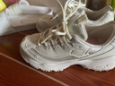 斯凯奇（Skechers）女鞋珠珠熊老爹鞋厚底增高百搭复古运动休闲鞋149463 乳白色/OFWT 35 正常码，脚背宽高选大半码 实拍图