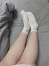 伦洛弗休闲棉袜白色袜子女中筒ins潮日系中筒袜棉质卡通网红学生长袜5双 【白色卡通5双】 5双 实拍图