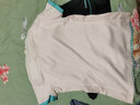 川崎（KAWASAKI）羽毛球服套装夏款运动速干短袖T恤训练队服A1806 男款白黑 4XL 实拍图