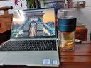 繁简迷你型茶水分离杯网红泡茶杯双层玻璃男士旅行便携水杯子女小容量 冰蓝色带杯套杯刷 250ml 1只 实拍图
