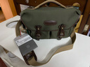 白金汉（Billingham）Hadley Small Pro单肩包摄影斜挎包单反微单通勤3.5升旅游男女数码收纳适用于索尼富士尼康相机包 绿色尼龙/巧克力色皮 505048-54 实拍图