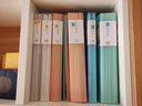 慢作100页A4文件袋透明资料册插页袋试卷收纳文件收纳袋分页档案册 100页/10本装/粉色 实拍图