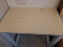 福红龙【现货秒发】电脑桌台式家用现代简约写字桌办公学习简易书桌 白枫色+白架 长80*宽50*高73 实拍图