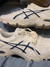 亚瑟士ASICS男鞋网面跑步鞋缓震跑鞋透气舒适运动鞋 GEL-FLUX 4 米色/蓝色102 39.5 实拍图