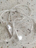漫步者（EDIFIER） H180 Plus手机音乐耳机半入耳式重低音耳麦立体声K歌手机通用MIC H180plus 白色-3.5MM 实拍图