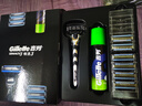 吉列（Gillette） 锋速3手动剃须刀男士刮胡刀手动三层刀头原装 锋速三7刀头1刀架+须泡+硅胶套 实拍图