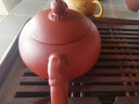 茶域 宜兴紫砂西施纯全原矿手工单壶段泥泡红茶壶小青柑功夫茶具套装 龙把西施【大红袍】 240ml 实拍图