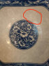 云鸿陶瓷菜盘套装 家用创意个性青花肠粉蒸餐盘饭盘 陶瓷网红艺术盘子 8.5英寸盘子*5(蔓玉) 实拍图