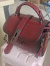VQGT小包包斜挎包女邮差包新款时尚七夕百搭复古单肩手提包女士马鞍包 复古红 实拍图