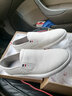 七匹狼男鞋夏季透气休闲皮鞋男士一脚蹬懒人乐福鞋百搭板鞋真皮休闲鞋 白色(四季款） 9429 41 实拍图