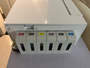 佳能（Canon）TS8380t无线6色彩色喷墨照片打印机家用办公复印扫描小型一体机相片A4作业双面 白色套餐四（专用大容量连供+2套墨+塑封机+相纸） 实拍图