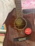 FENDER芬达CD-140SCE单板电箱吉他云杉木缺角民谣吉它41英寸自然色+琴箱 实拍图