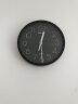 天王星（Telesonic）挂钟 创意时尚客厅钟扫秒机芯钟表简约石英钟免打孔挂表8951B黑 实拍图