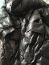 艾莱依珍珠腰带设计羽绒服女2022冬季中长款轻奢外套 炭黑160 晒单实拍图