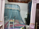 南极人（Nanjiren）伸缩蚊帐架1.5x2米蚊帐三开门宫廷不锈钢支架纹帐U型蚊帐加密纱 伸缩彩绣蓝天 1.8*2.2米床32号杆超加粗 实拍图