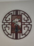 沃皓东阳木雕玉雕画挂件客厅书房玄关背景墙壁装饰走廊电视背景墙挂画 平安如意1（直径80厘米） 实拍图