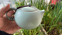 宁不凡（NINGBUFAN） 汝窑茶壶汝瓷泡茶器可开片汝窑茶具单茶壶 大西施壶 300ml 实拍图