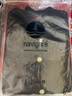 Navigare意大利小帆船纯羊毛衫女士秋冬款保暖毛衣圆领针织衫内搭打底衫 烟灰 L 实拍图
