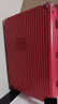 NAUTICA 结婚行李箱陪嫁箱26英寸大红色箱子拉杆箱女皮箱婚礼铝框密码箱 实拍图