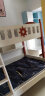 优漫佳 床儿童床上下铺床双层床高低床儿童房家具地中海实木框架子母床 (白)仅上下床 现货 1.2*1.9米 实拍图