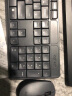 罗技（Logitech）MK235 键鼠套装 无线键鼠套装 办公键鼠套装  防泼溅防指纹 全尺寸 带无线2.4G接收器 黑 实拍图