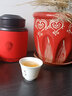 极素茶杯德化羊脂玉功夫茶具小茶杯白玉陶瓷泡茶杯子薄胎白酒杯带字禅意家用客厅个人品茗杯主人杯单杯 黑字执手杯-从容 实拍图