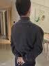 恒源祥春秋季男装针织开衫立领男士外套拉链毛衣衫宽松纯色针织衫 米灰色 XL 175/92A 建议160斤以内 实拍图