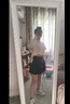 萝美酱百褶裙女夏季短裙jk制服小裙子学院风高腰春秋a字半身裙小个子 卡其加长款（抗皱西装面料） 2XL 【建议125-135斤】 实拍图