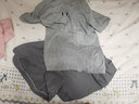 G.DUCKKIDS童装女童套装夏季新款儿童服装女大童夏装洋气女孩衣服短袖两件套 灰色格子gcasqik 160 建议身高150-160年龄12-13 实拍图