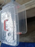雏田收纳盒零食收纳箱透明收纳箱整理箱塑料盒子有盖大小号手提储物箱 【透明大号】长39宽27高21 高透明 实拍图