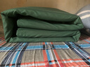 三五八五 学生军训棉被子单人宿舍军绿棉花褥子被褥热熔被  橄榄绿无添加纯棉定型被 优质面料 实拍图