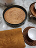 古德窑 复古壶承壶垫陶瓷干泡台日式紫砂养壶底座茶承茶具配件定制壶托储水式 粗陶《蒼青色+藤编垫》壶承 实拍图