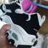 斯凯奇（Skechers）七夕女鞋夏季小白鞋蕾丝休闲运动熊猫鞋黑色增高厚底老爹鞋 黑色/白色/BKW 35 尺码偏大，建议选小半码 实拍图