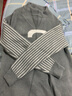 啄木鸟毛衣男士装秋冬季衫线非羊加厚毛衫保暖打底针织衫衣服 10909/8295灰色 2XL 实拍图