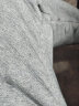 古星（GUXING）冬季加绒加厚长裤羊羔绒休闲裤男松紧腰保暖裤子男防风棉裤男小脚 深灰色（加厚羊羔绒） XL/180 晒单实拍图