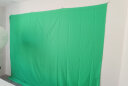 漾菲斯YC6专业直播绿幕抠像布 加厚纯色绿布背景布补光灯拍照摄影布便携式拍摄抖音录制视频幕布 3*3米 实拍图