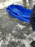 梦必真加厚滑雪板滑草板滑沙板带刹车单板 双人成人儿童雪橇车雪爬犁冬季滑雪用具春季旅游产品 蓝色带赠品 实拍图