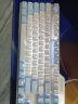 黑爵（AJAZZ）AK35i合金机械键盘 PBT版 蓝白色 青轴 游戏 背光 办公 电脑 笔记本 吃鸡键盘 实拍图