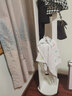 【新品顺丰入户】欧佳顿  穿衣镜全身镜女挂衣挂包包镜多功能镜子落地镜服装店镜多功能仙女镜1 方形-挂衣-储物-移动-白 其他 实拍图