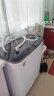 小鸭（XIAOYA）半自动洗衣机10kg小型迷你波轮母婴儿童家用宿舍租房健康洗护双筒双缸洗脱两用WPH10005ST 晒单实拍图
