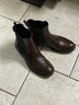 爱步（ECCO）靴子女 时尚潮流百搭冬季切尔西女靴牛皮粗跟短靴女 型塑266503 棕色26650301014 39 实拍图