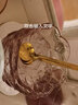 TENGTOO 甜品碗沙拉碗水果碗玻璃碗酸奶燕窝冰淇淋冰激凌雪糕日式樱花 粉色樱花碗+金边圆碟+金圆勺 实拍图