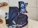李宁（LI-NING）泳衣女士分体长袖长裤保守冲浪服沙滩防晒温泉泳装518 蓝灰 XXL  实拍图